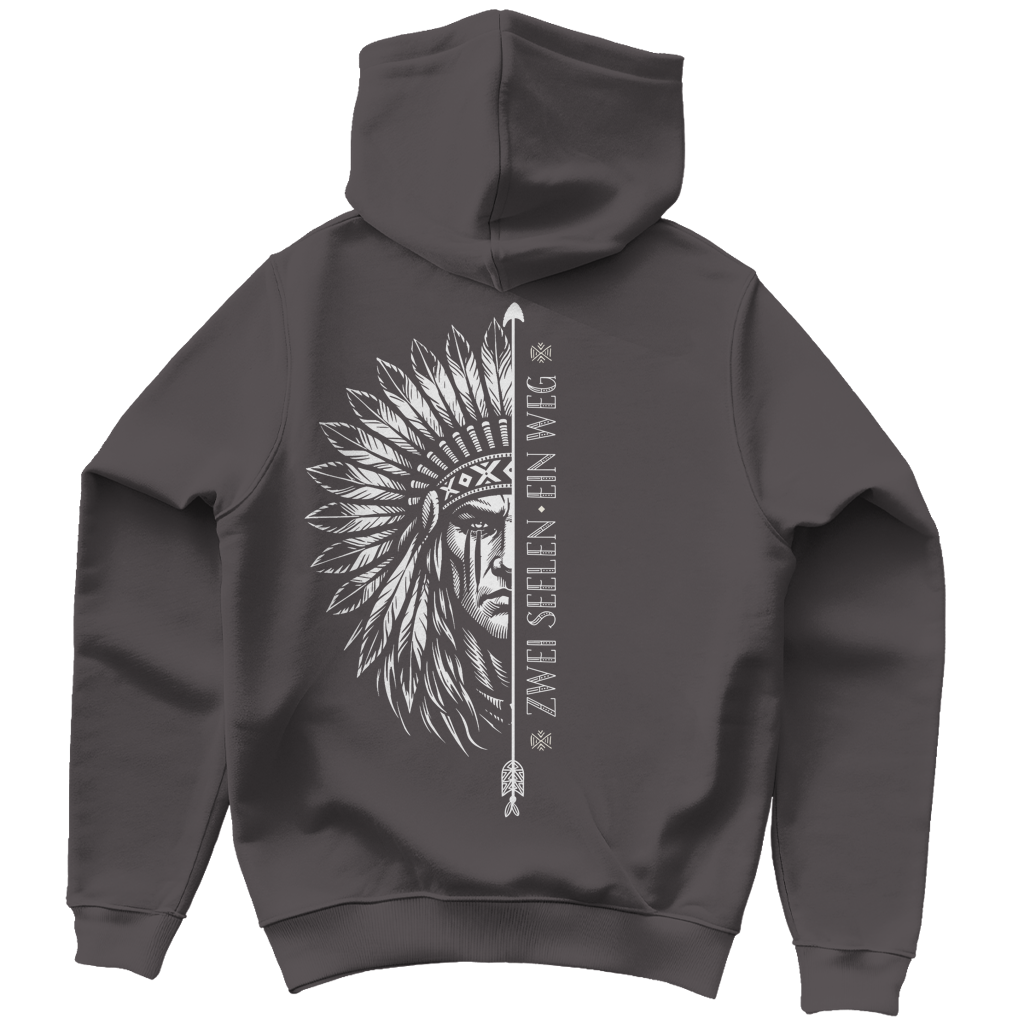 Herren Hoodie "Zwei Seelen - ein Weg"