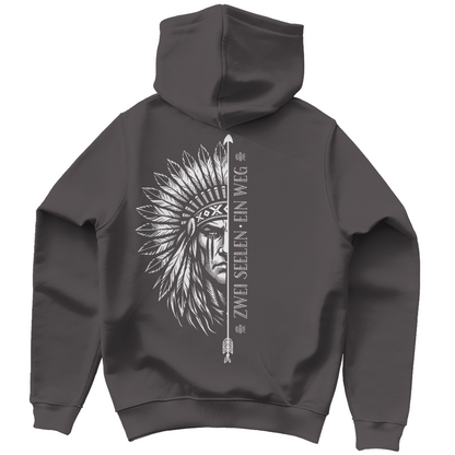 Herren Hoodie "Zwei Seelen - ein Weg"