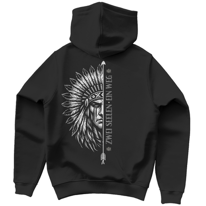 Herren Hoodie "Zwei Seelen - ein Weg"