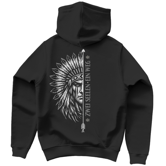 Herren Hoodie "Zwei Seelen - ein Weg"