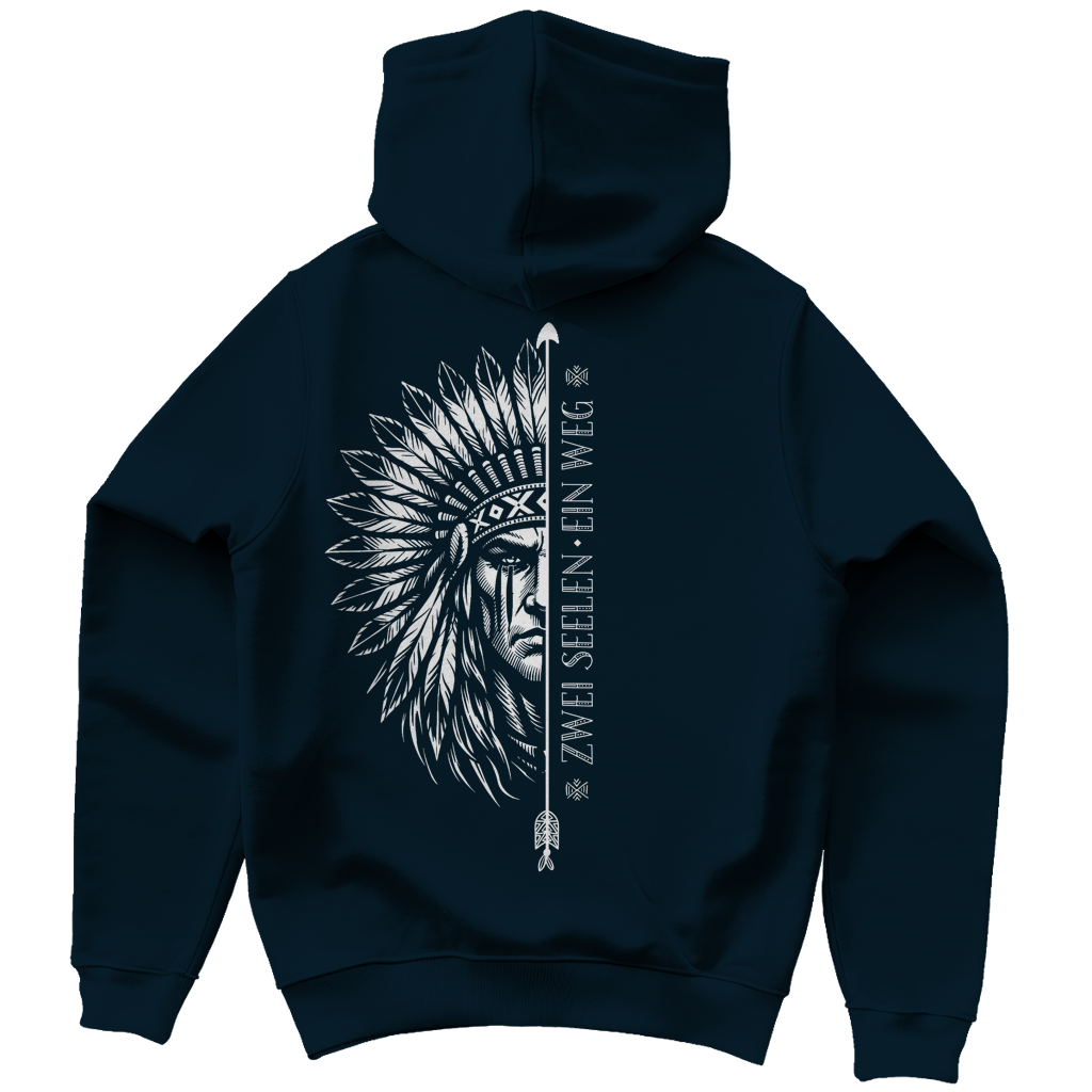 Herren Hoodie "Zwei Seelen - ein Weg"