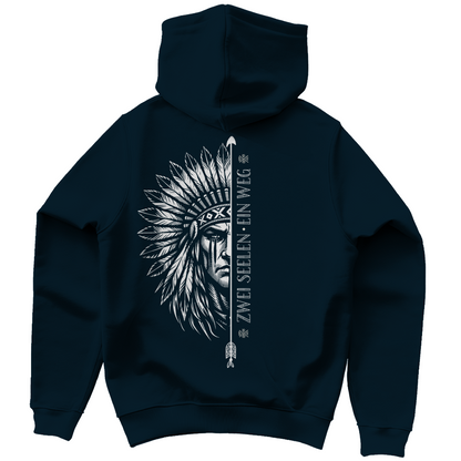 Herren Hoodie "Zwei Seelen - ein Weg"