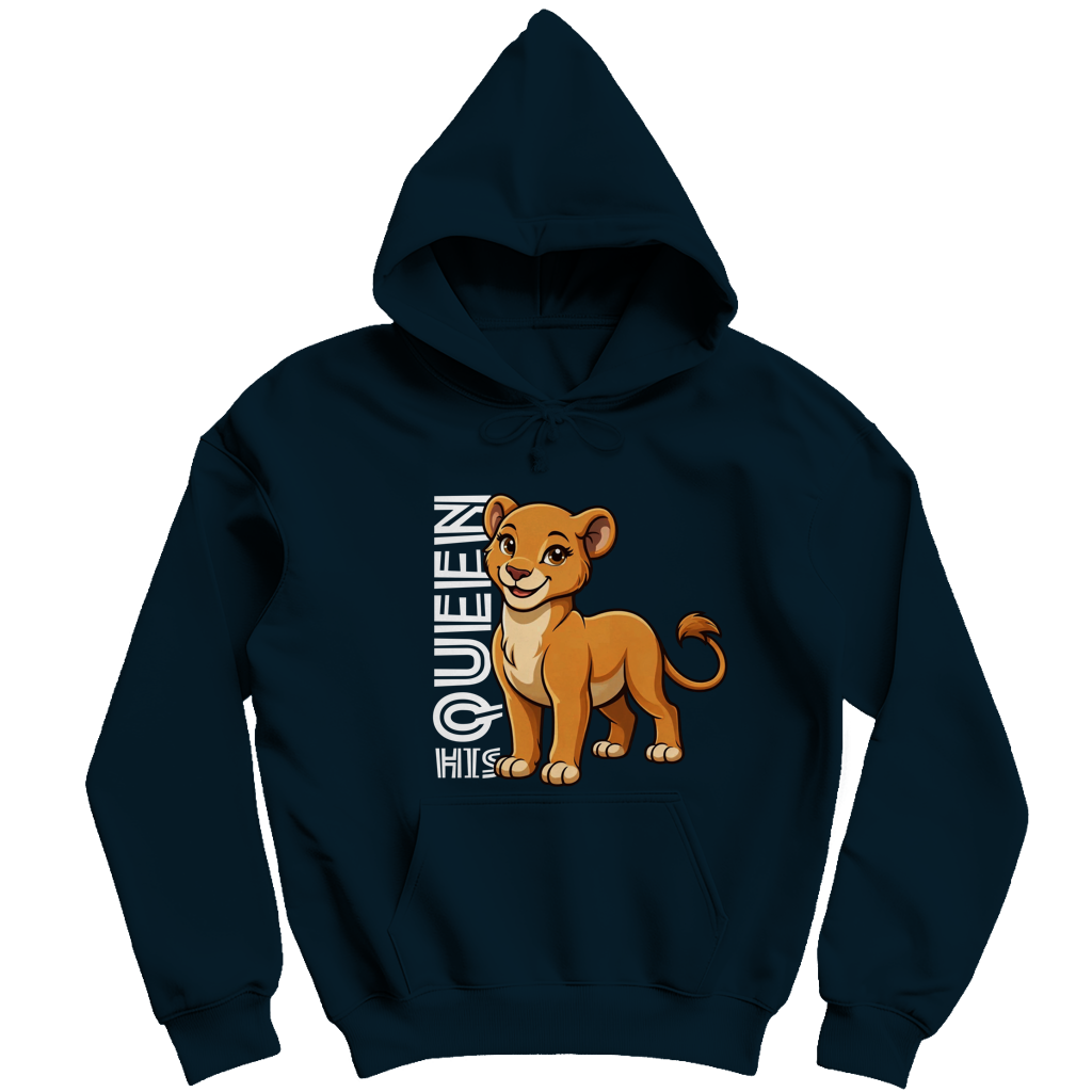 Damen Hoodie "His Queen Lioness"