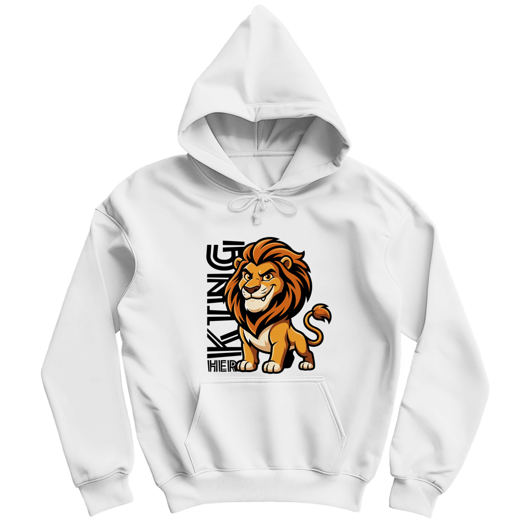 Herren Hoodie "Her King Lion"