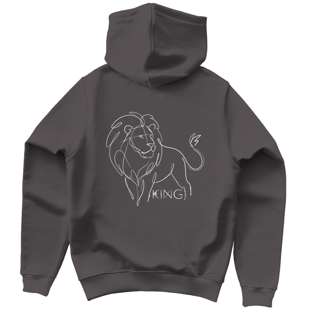 Herren Hoodie "The King Lion"