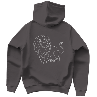 Herren Hoodie "The King Lion"