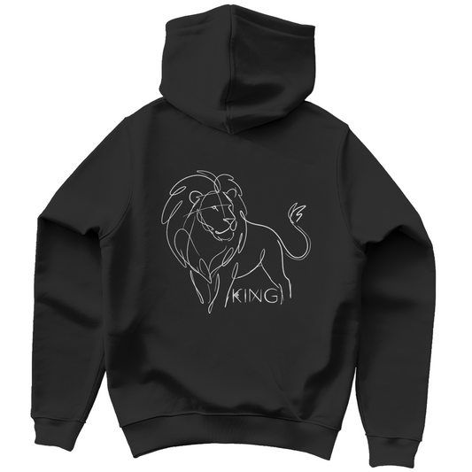 Herren Hoodie "The King Lion"