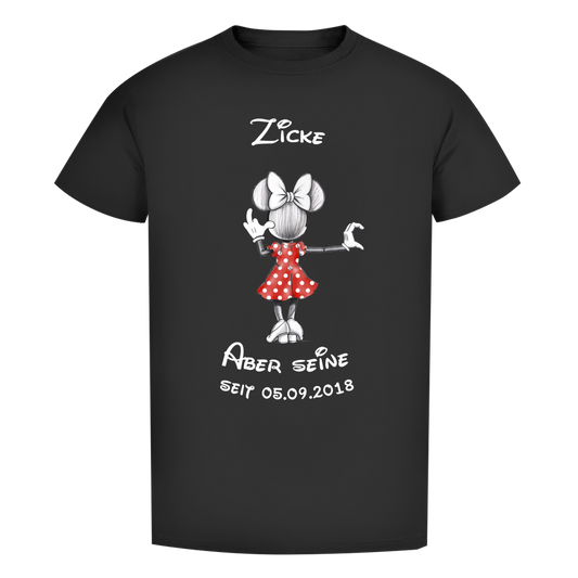 Personalisierbares Premium T-Shirt - "Zicke - aber seine"