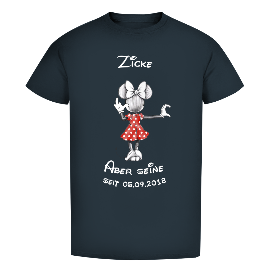 Personalisierbares Premium T-Shirt - "Zicke - aber seine"