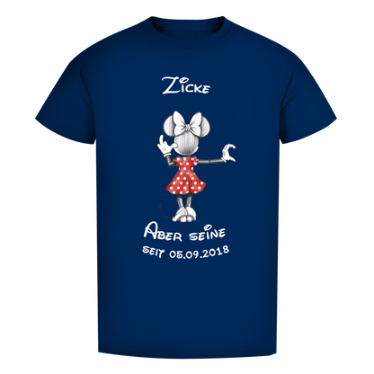 Personalisierbares Premium T-Shirt - "Zicke - aber seine"