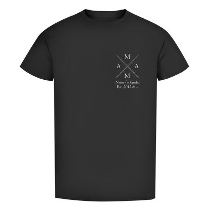 Muttertags T-Shirt - "MAMA" für Namen und Geburtsjahre