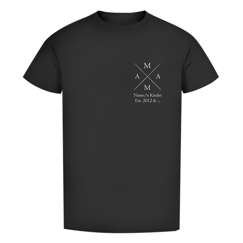 Muttertags T-Shirt - "MAMA" für Namen und Geburtsjahre