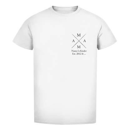 Muttertags T-Shirt - "MAMA" für Namen und Geburtsjahre