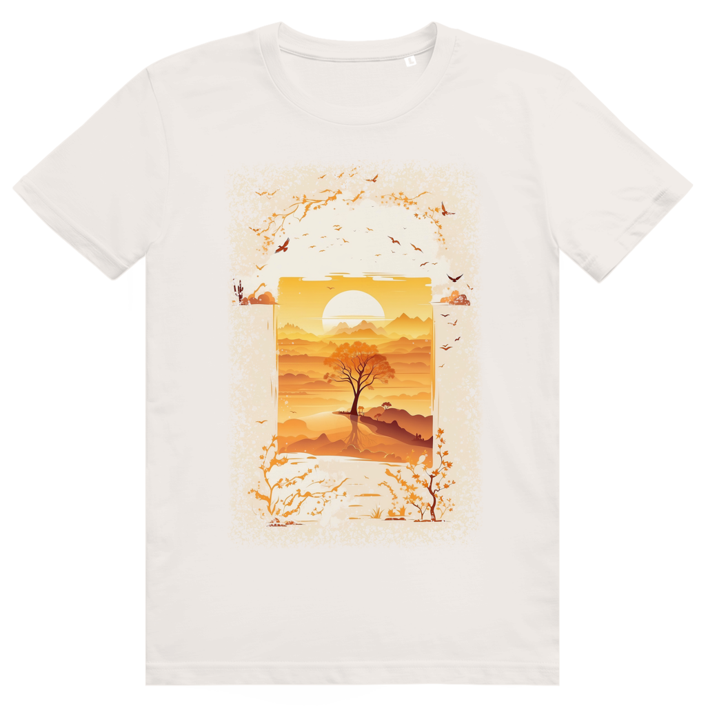 Comfort Cotton+ T-Shirt "Desert Tree Sunset"