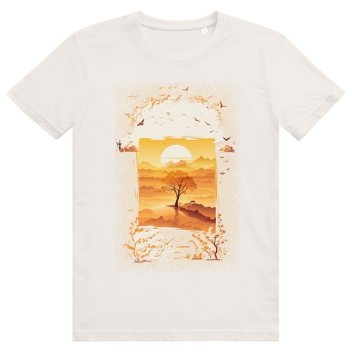 Comfort Cotton+ T-Shirt "Desert Tree Sunset"