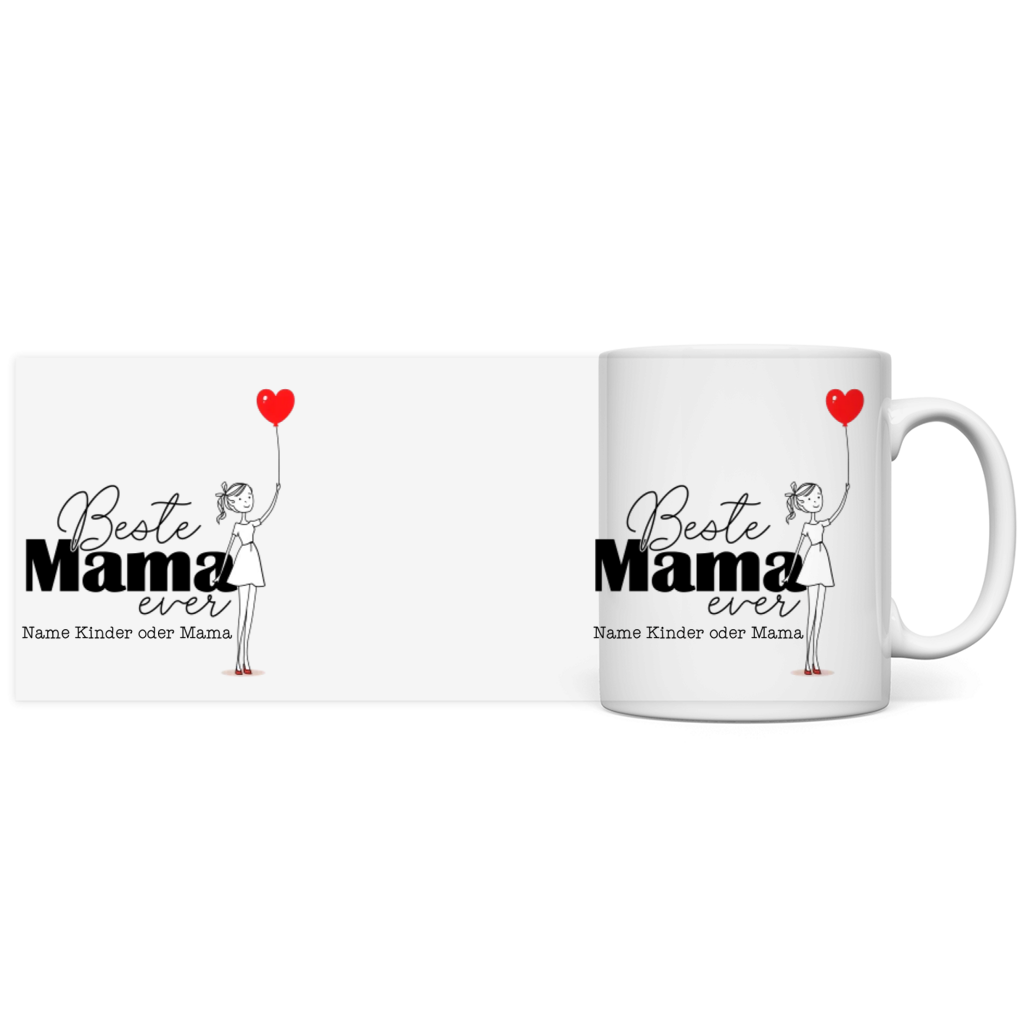 Beste Mama ever - Panorama Tasse