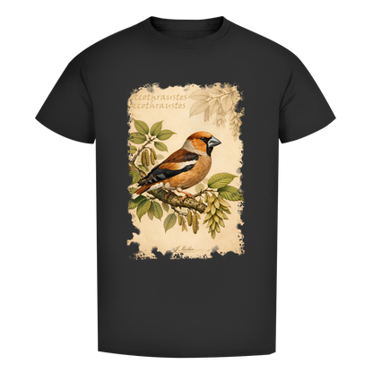 Premium T-Shirt "Coccothraustes coccothraustes"