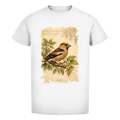 Premium T-Shirt "Coccothraustes coccothraustes"