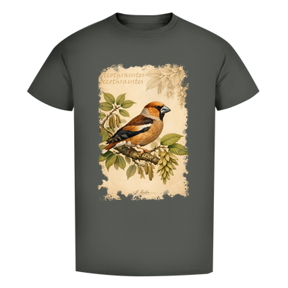 Premium T-Shirt "Coccothraustes coccothraustes"