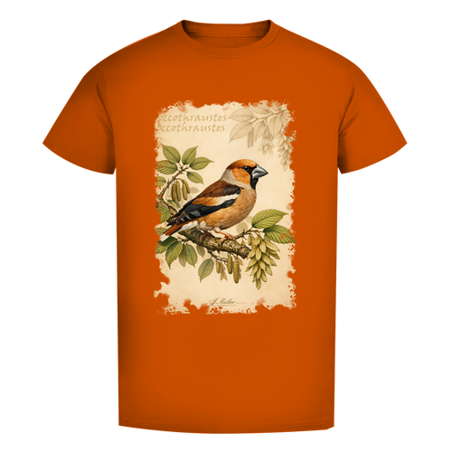 Premium T-Shirt "Coccothraustes coccothraustes"