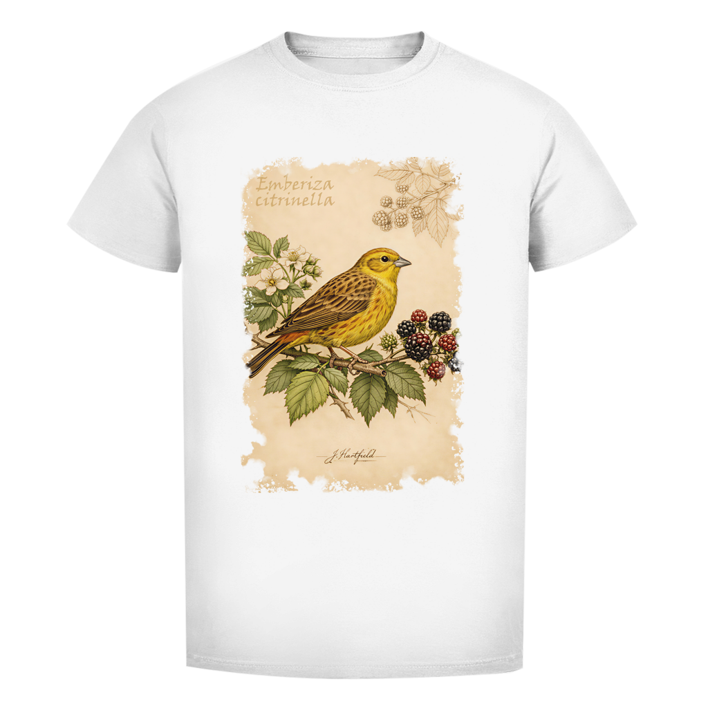 Premium T-Shirt "Emberiza citrinella"