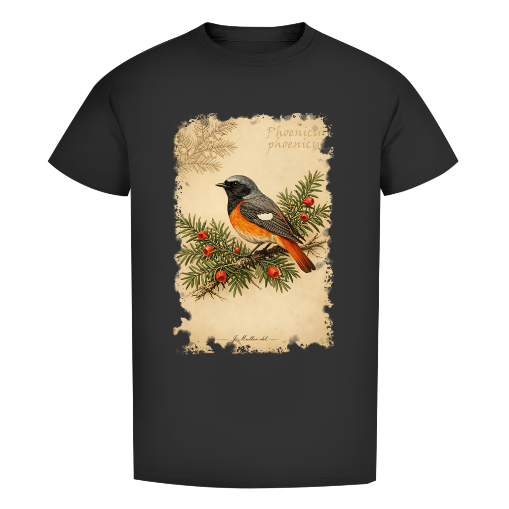 Premium T-Shirt "Phoenicurus phoenicurus"