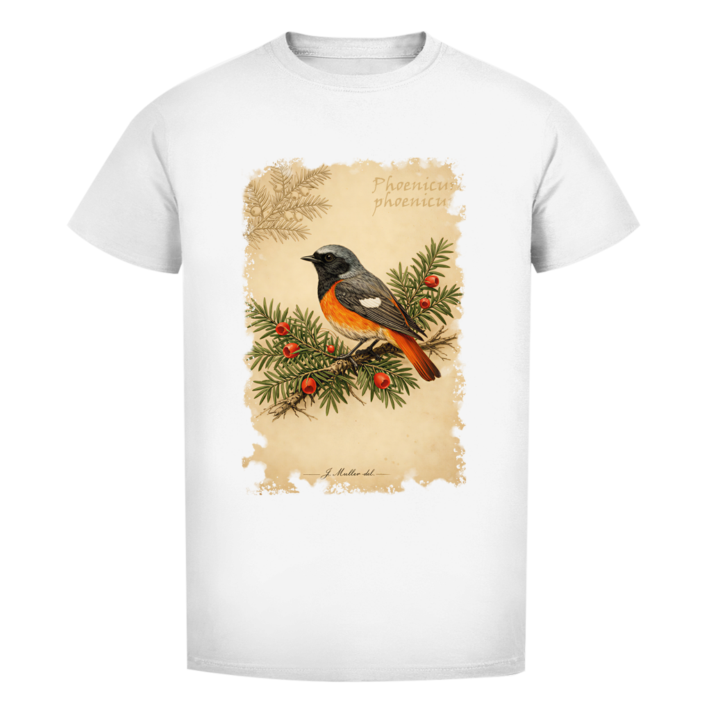 Premium T-Shirt "Phoenicurus phoenicurus"