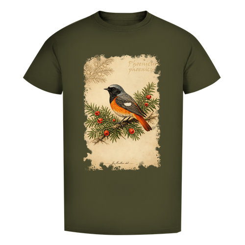Premium T-Shirt "Phoenicurus phoenicurus"