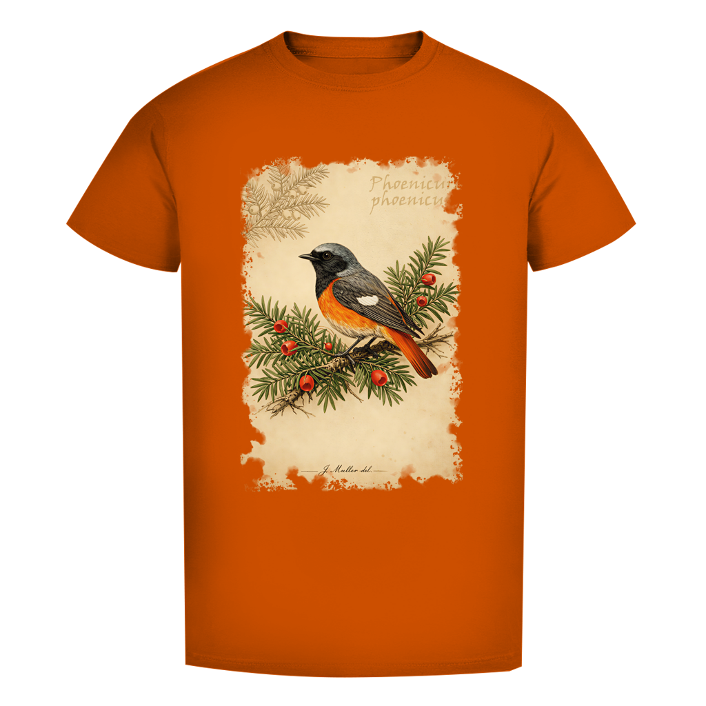 Premium T-Shirt "Phoenicurus phoenicurus"