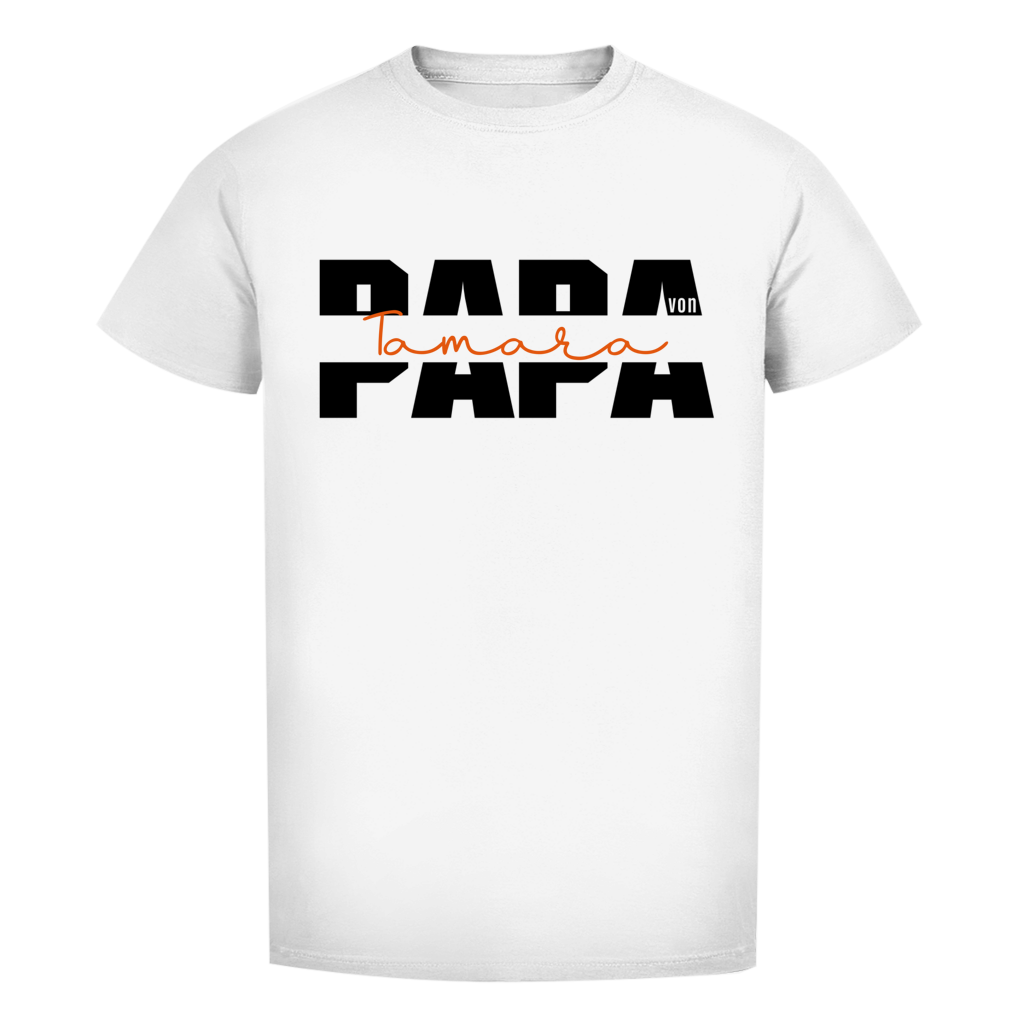 Vatertags T-Shirt - "Papa von..."