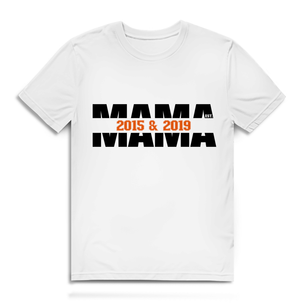 Muttertags T-Shirt - "MAMA EST. ..."