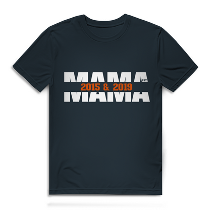 Muttertags T-Shirt - "MAMA EST. ..."