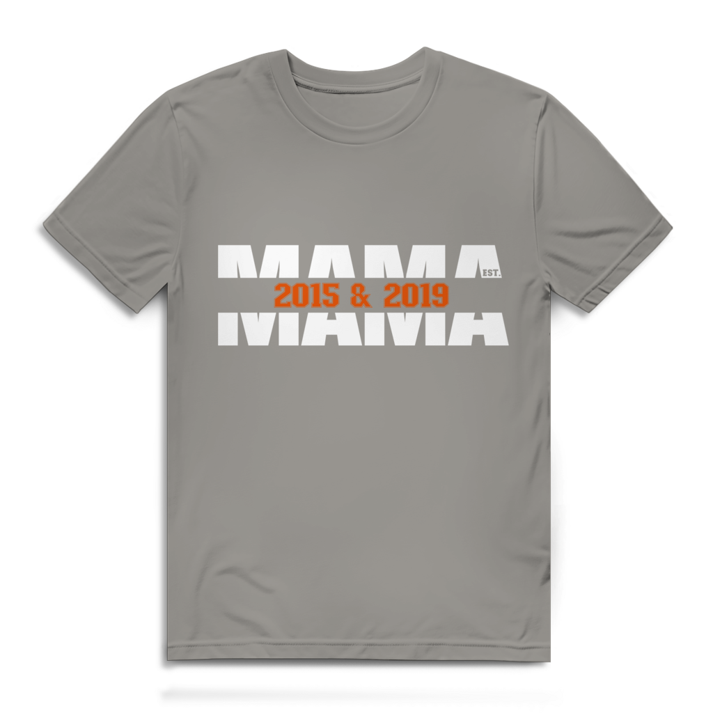Muttertags T-Shirt - "MAMA EST. ..."
