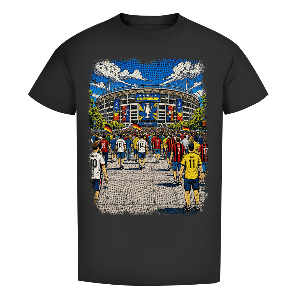Personalisierbares WM-Trikot-2026 - Vor dem Stadion
