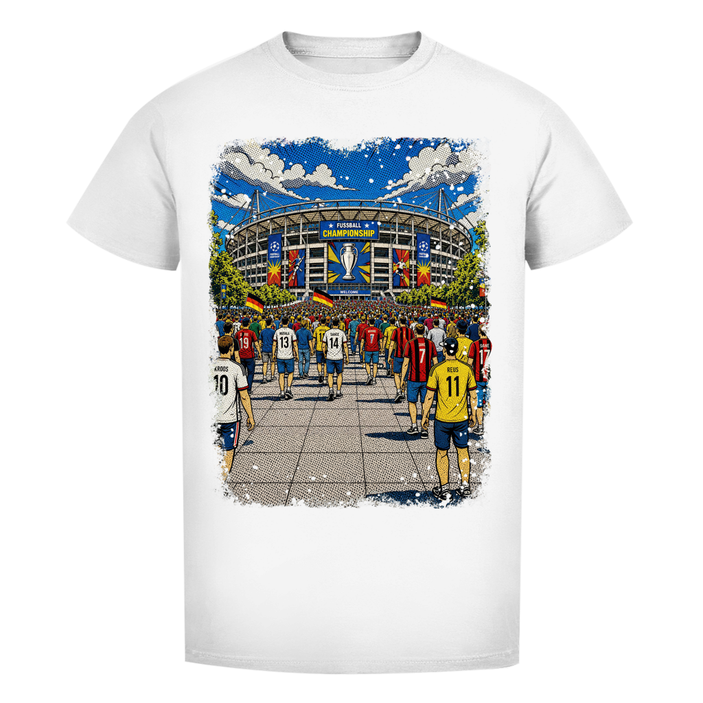 Personalisierbares WM-Trikot-2026 - Vor dem Stadion