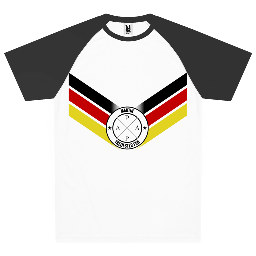 WM-Team Trikot - Treuester Fan - Doppel-Flagge
