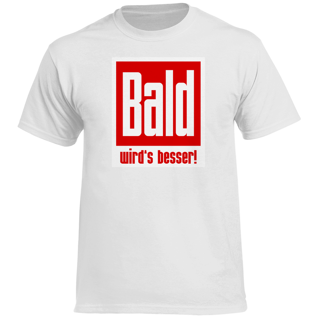 Herren Heavy Cotton T-Shirt - Bald wird's besser!