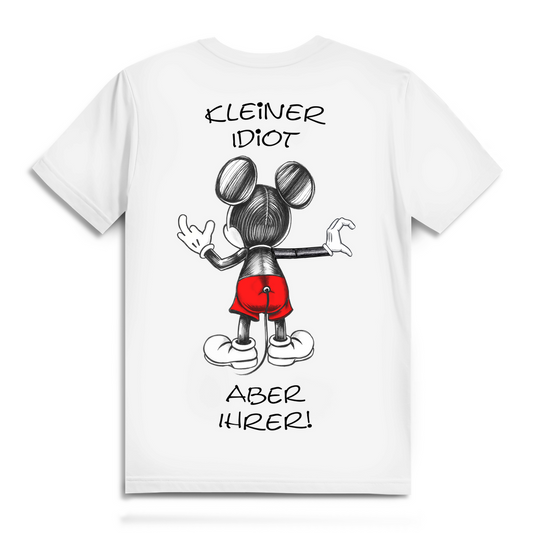 Herren Premium T-Shirt (Linksgänger) - Kleiner Idiot - aber ihrer!