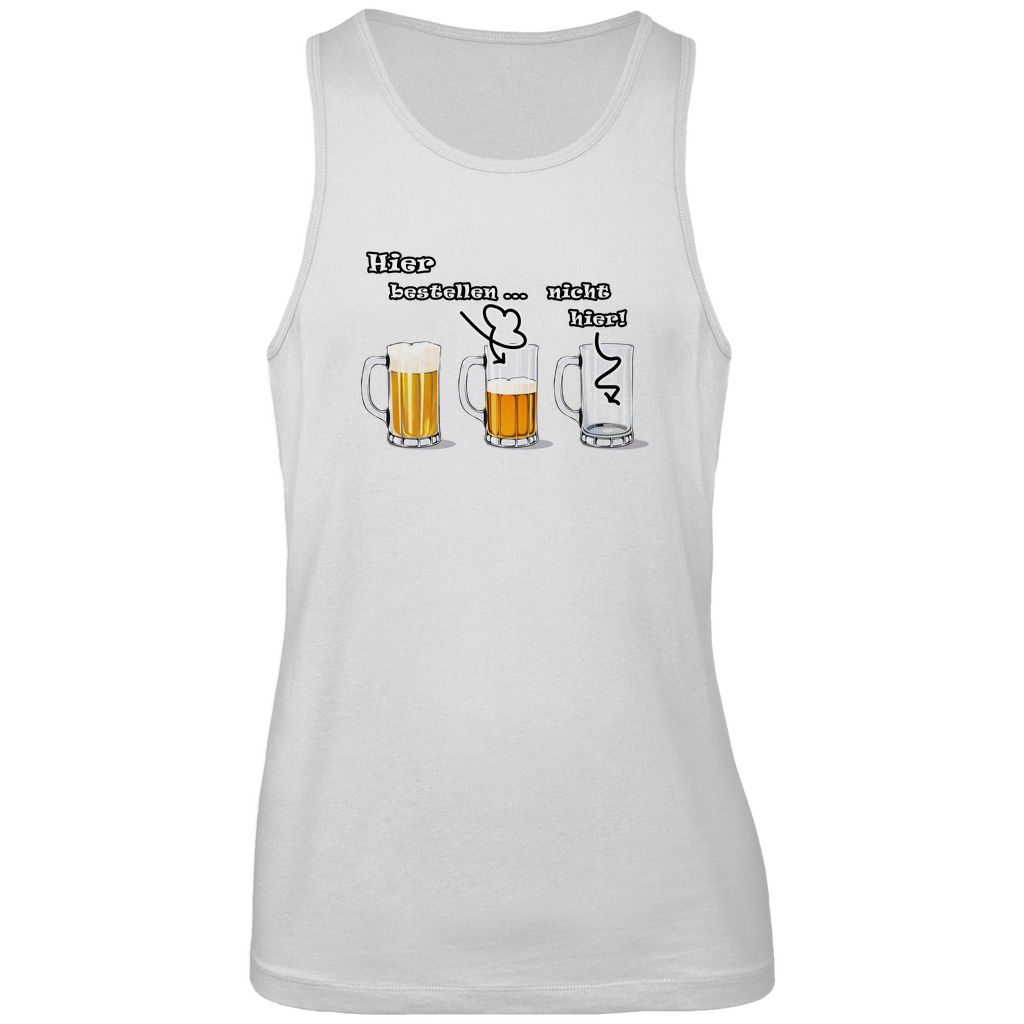 Unisex Premium Tank Top - Bier-Bestell-Anzeiger