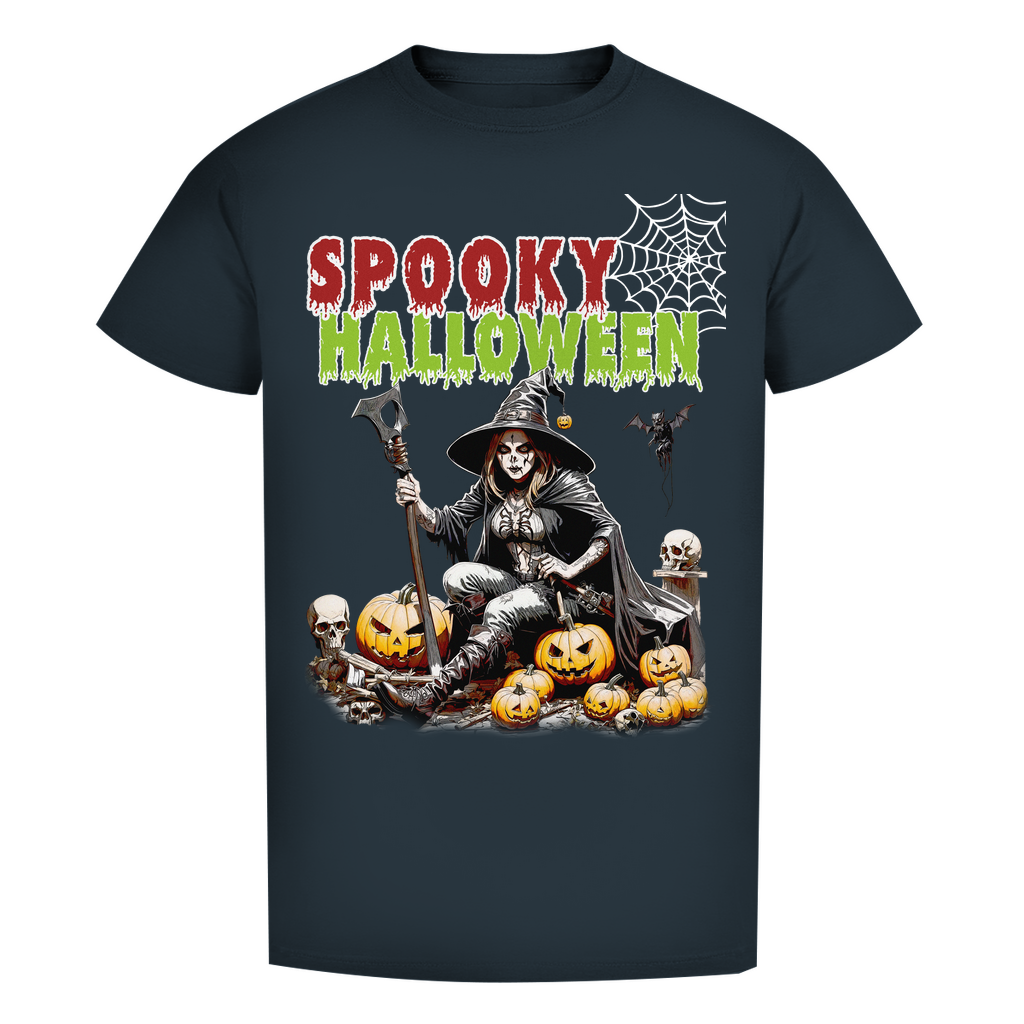 Herren Premium Bio T-Shirt Spooky Halloween - Bewitched