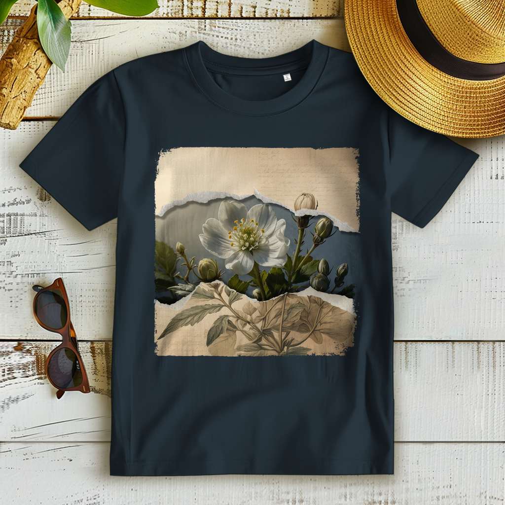 Damen Premium T-Shirt - Voynich Blume