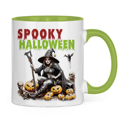 Tasse zweifarbig - Spooky Halloween