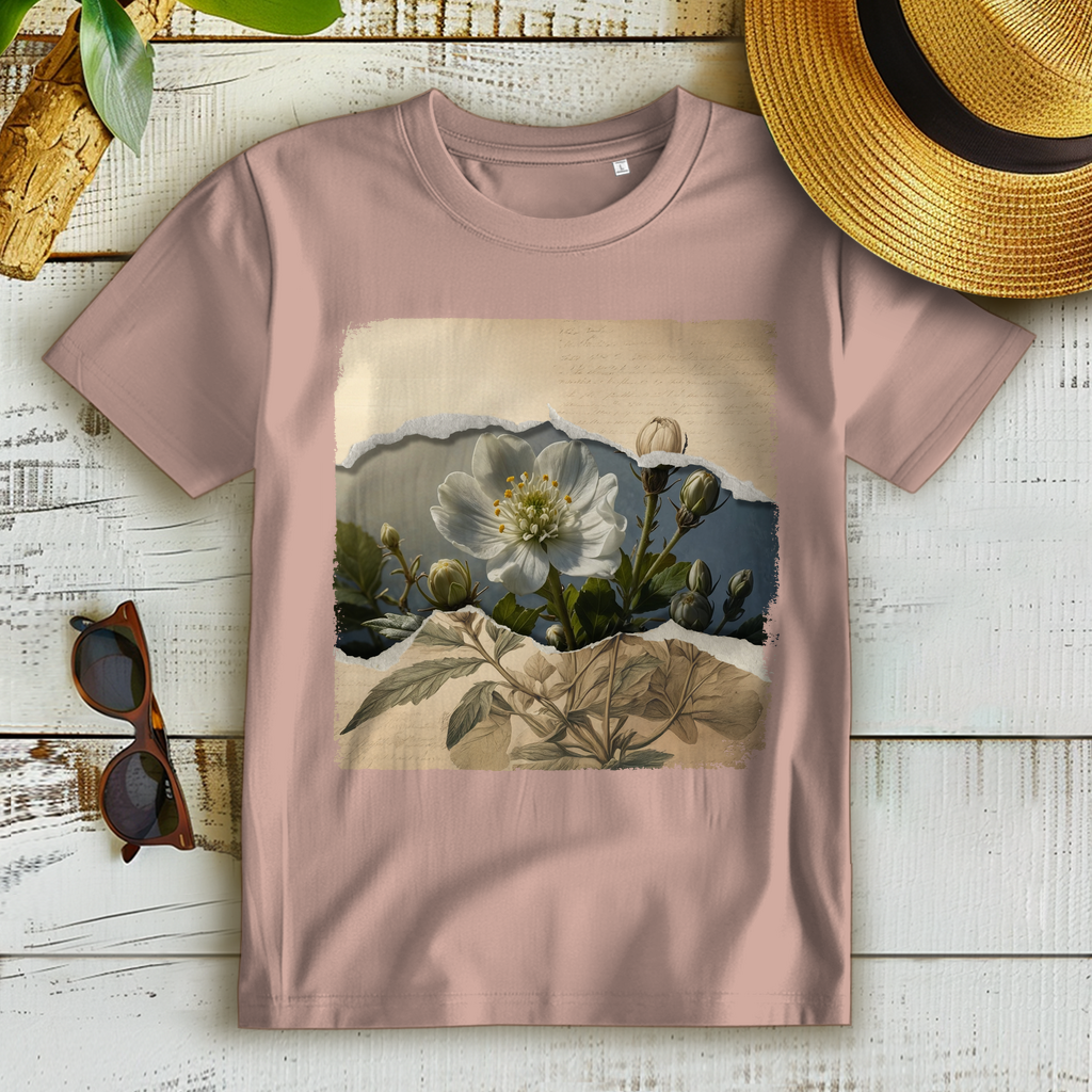 Damen Premium T-Shirt - Voynich Blume
