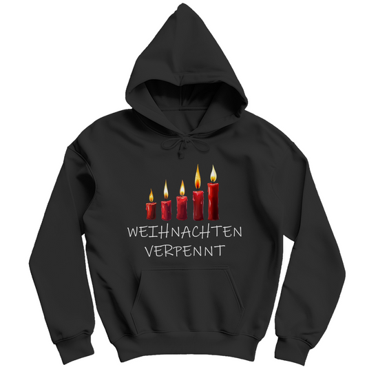 Unisex Hoodie - Weihnachten verpennt (Frontdruck)