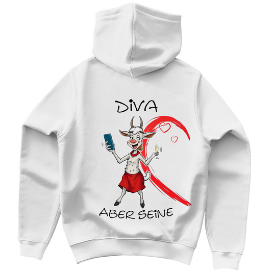 Damen Hoodie - Diva - aber seine