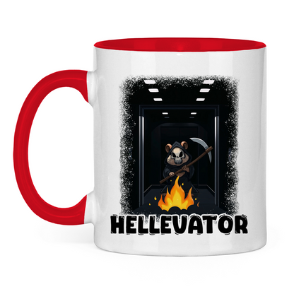 Tasse zweifarbig - Hellevator