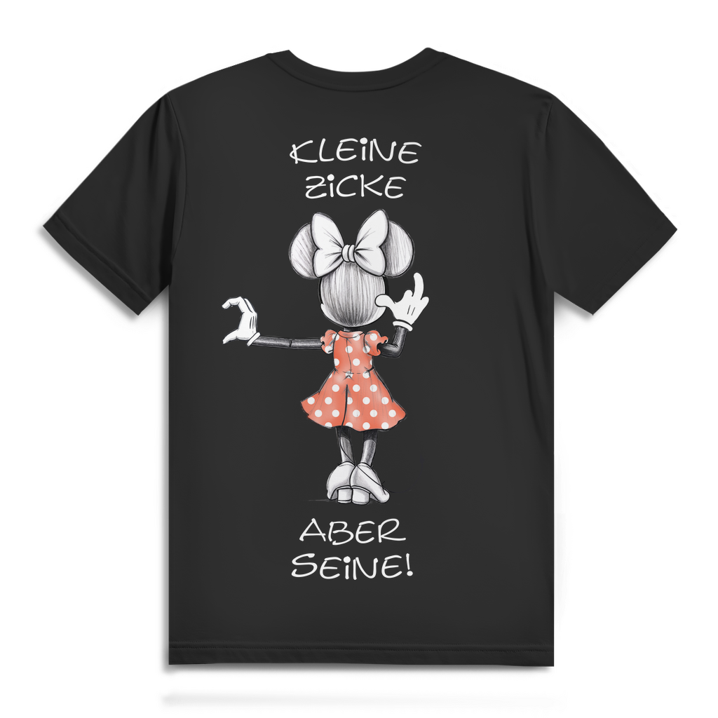 Damen Premium T-Shirt(Rechtsgängerin) - Kleine Zicke - aber seine!