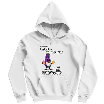 Unisex Hoodie - Besser eine Obergine ...
