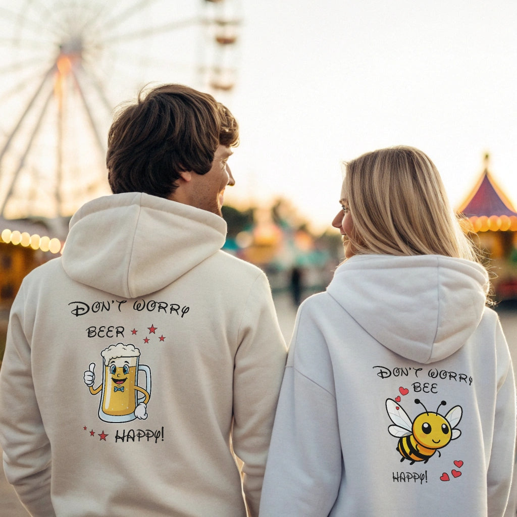 Happy beer and bee - Kuschel Hoodie Bündel