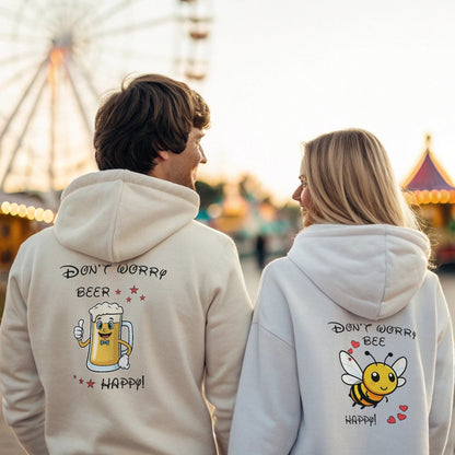 Happy beer and bee - Kuschel Hoodie Bündel